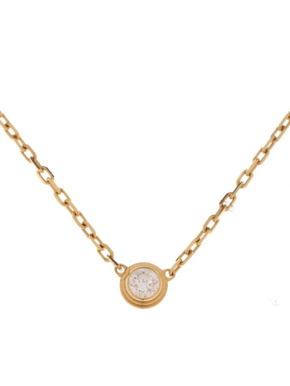 Cartier Damour Necklace 18k Yellow Gold Diamond